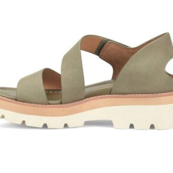 Sofft Pru Sandal Olive Green Size 9 - Picture 2 of 4